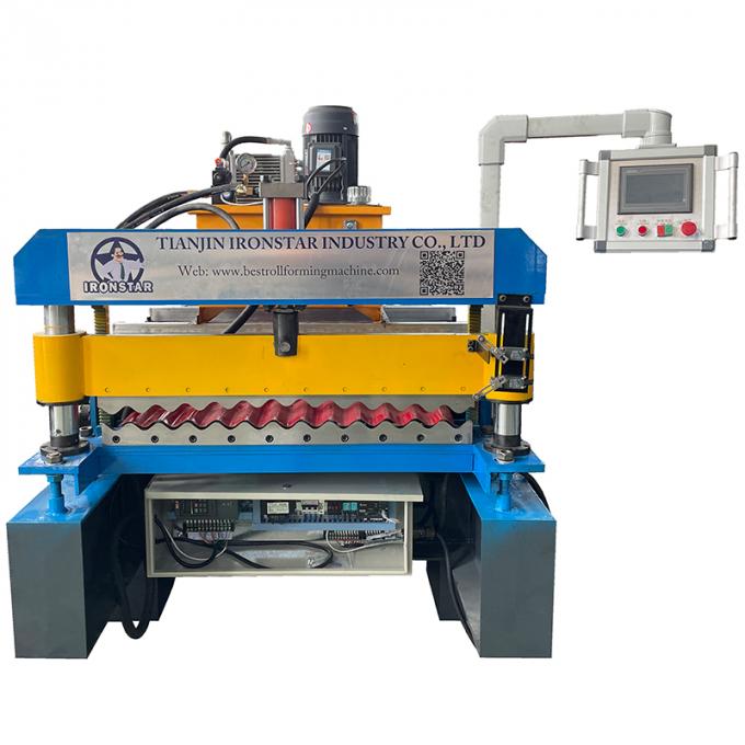 petit pain ondulé formant la machine