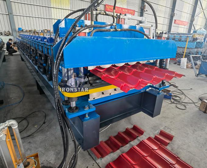 IBR et petit pain vitré par 828 de double couche de tuile formant la machine 2