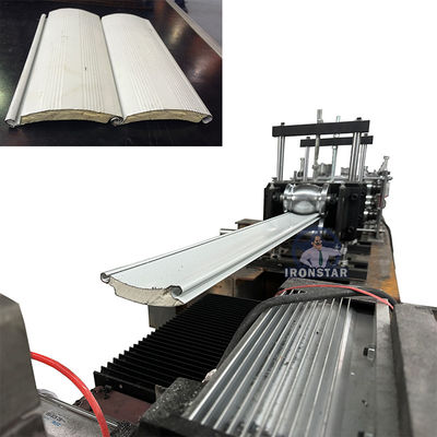 “Factory Direct PU Sandwich Shutter Door Roll Former Insulated Shutter Door Production Line For Galvanized Steel Aluminum Energy Saving PU Foam Insulated Shutter Door RollForming Machine Custom Size ”