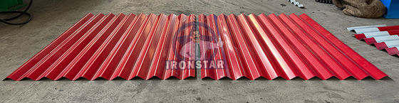 “Fully Automatic IBR Roof Sheet 762 Corrugated Panel Double Layer Roll Forming Machine For South Africa Building Material”