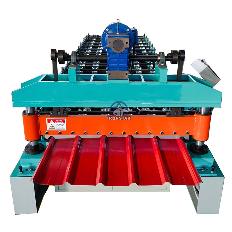 1000mm Metal Roof Roll Forming Machine Offering Customizable Roll Forming Solutions for Trapezoidal and Long Span Roofing Sheets