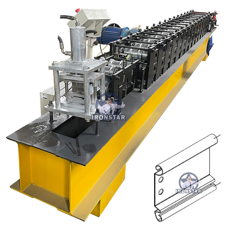 “Perforated Door Shutter Roll Forming Machine with 3-Ton Manual Decoiler & Hydraulic Automatic Slat Production”