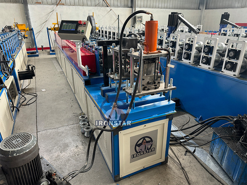 “Korea Standard M Shape Channel Roll Forming Machine Fully Automatic Galvanized Steel M Profile Purlin Forming Equipment For Construction Building Structure”