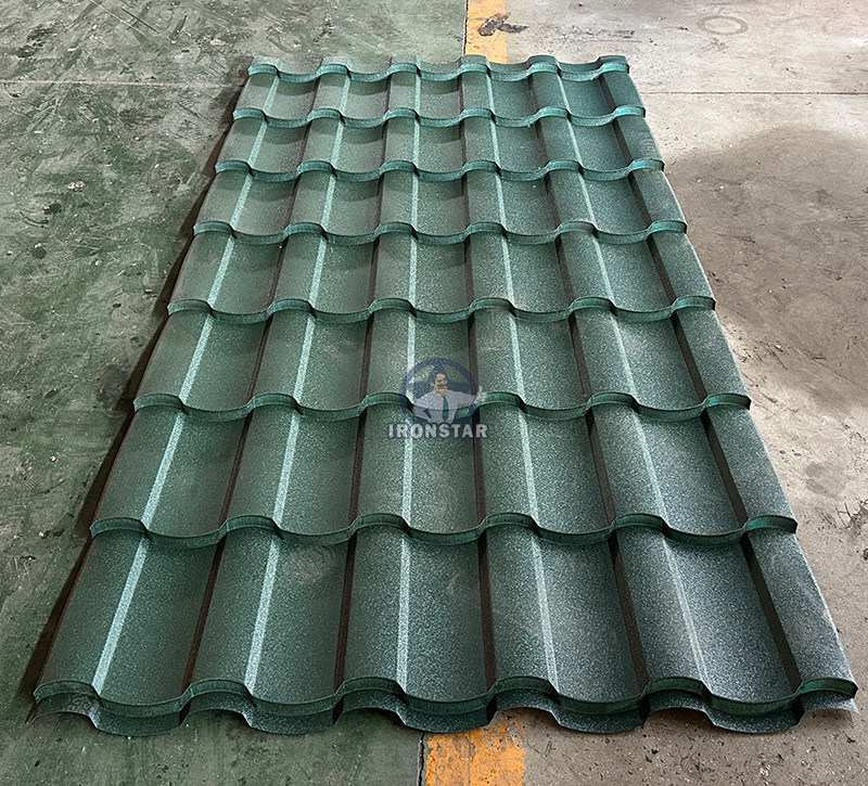 “Andalusia Metal Roofing Tile Roll Forming Machine Galvanized Steel Roofing Tile Production Machine Professional Roof Tile Making Equipment for Azerbaijan Roofing Market”
