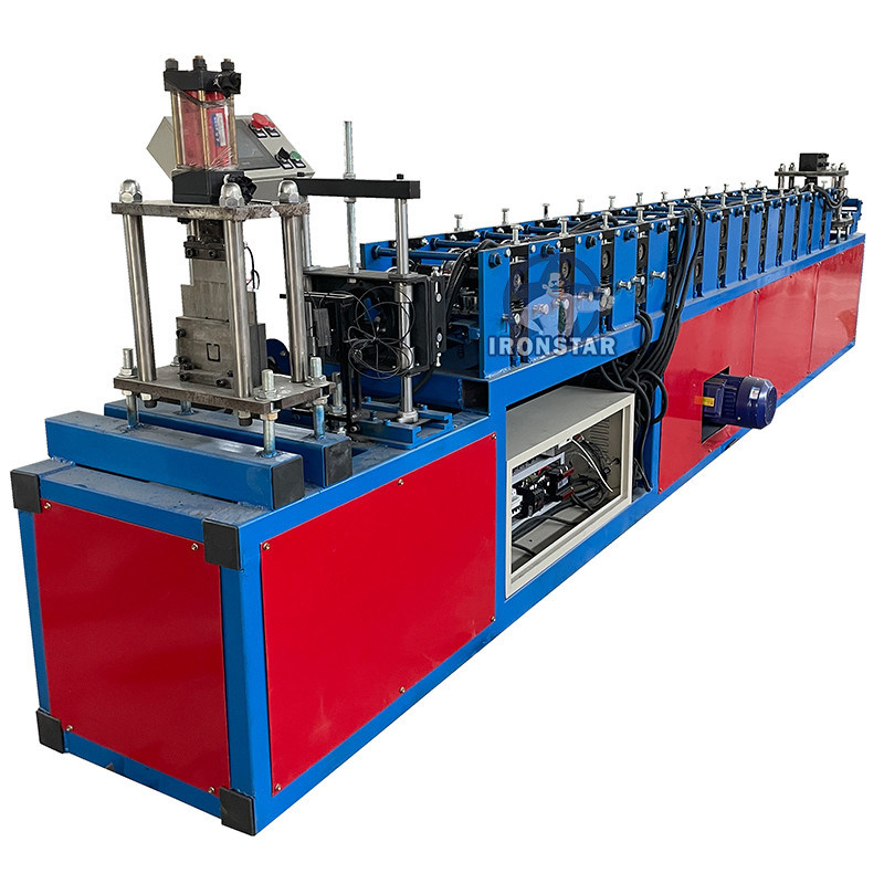 “C Channel Track Roll Forming Machine Automatic C Guide Rail Roll Forming Machine Shutter Door Track Slide Rail Forming Machine for Metal Construction”
