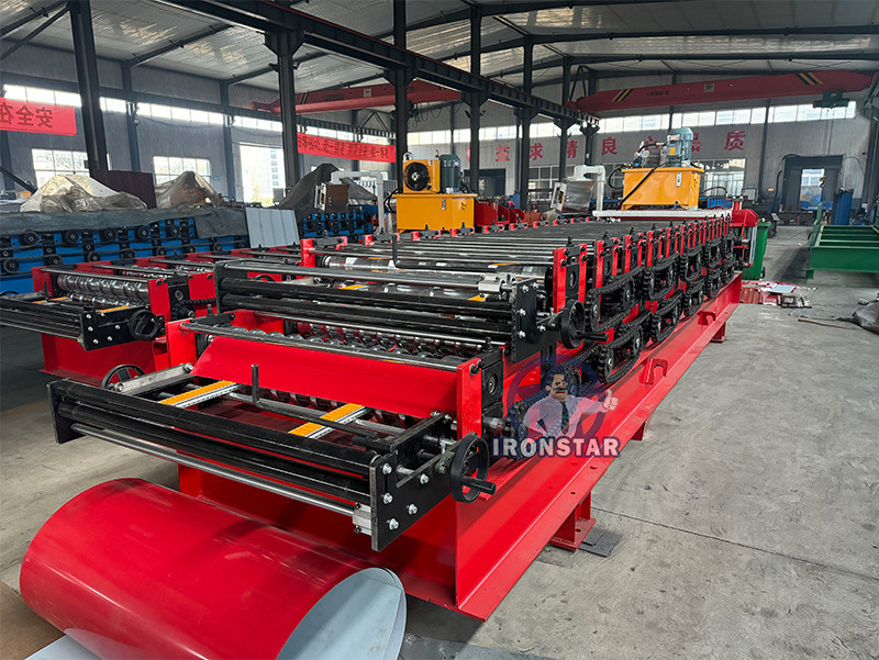 “High‑Efficiency Full‑Automatic 840 Trapezoidal 836 Corrugated Roof Tile Double Layer Roll Forming Machine For Bolivia Metal Roof Production”