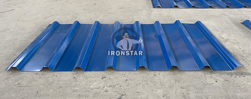 “Maquina Automática Corte Volador R101 | Automatic Flying Cutting R101 Roof Sheet Roll Forming Machine for Mexico Construction”