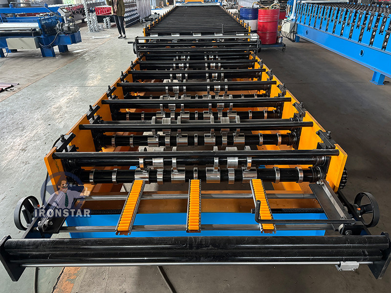 “Ironstar Full Automatic High Efficiency 5 Rib 4 Rib Double Deck Roll Forming Machine 2 Layer Roofing Production Line”