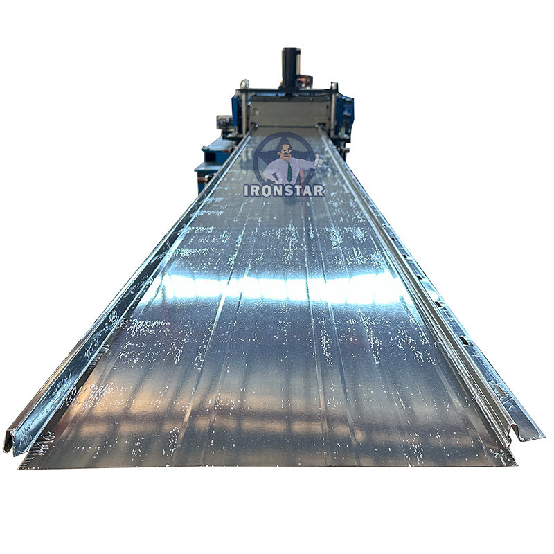 “North America Standard Portable KR18 KR24 Snap Lock Standing Seam Roll Forming Machine PLC Controlled Self Lock Metal Roof Wall Panel Equipment”