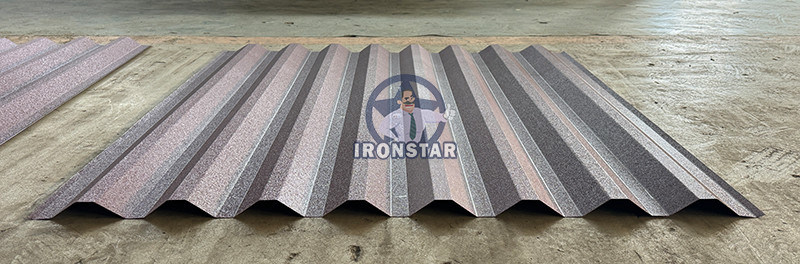 “Ironstar CE Certified European Standard Double Layer Roll Forming Machine 5 Rib and 6 Rib Trapezoidal Sheet Automatic Metal Roofing Sheet Making Machine Roof Panel Production Line for Hungary”