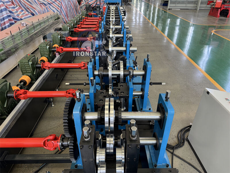 “Full Automatic Hydraulic Quick Adjust CZ Purlin Roll Forming Machine Fast Size Change Equipment For Steel Structure Construction Full Automatic Hydraulic Quick Adjust CZ Purlin Roll Forming Machine ”