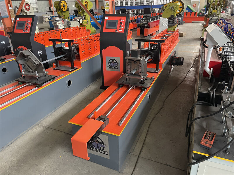 “Galvanized Steel Omega Furring Channel Roll Forming Machine PLC Controlled Hydraulic Cutting For Drywall Framing Construction”