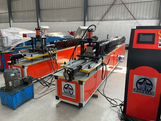 “Door Shutter Roll Forming Machine Equipped with Hydraulic Cutter and PLC Control for Automated and Shutter Manufacturing”